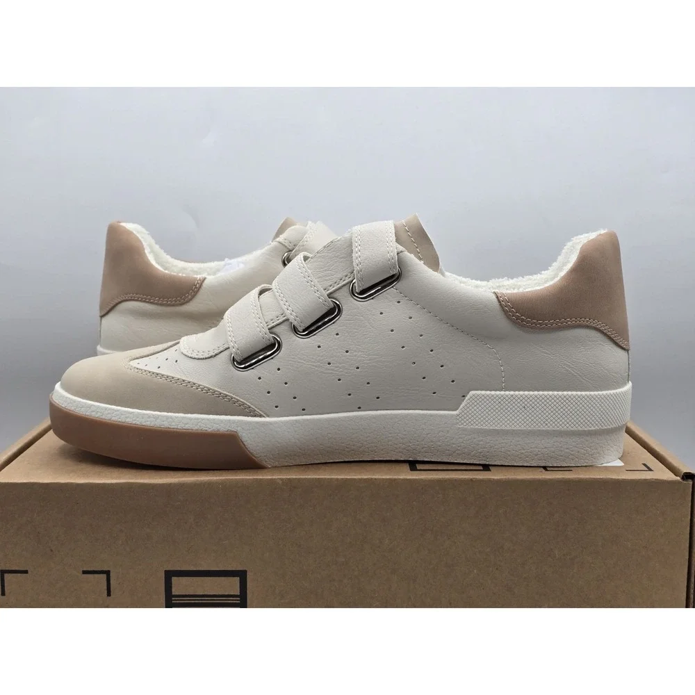 NEW Dolce Vita‎ Women's Hook Fashion Sneaker - Size 11 - Color White/Beige
